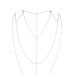 Украшение сексуальное для спины и декольте Bijoux Indiscrets Magnifique Back and Cleavage Chain - Silver Серебро