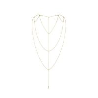 Прикраса сексуальна для спини і декольте Bijoux Indiscrets Magnifique Back and Cleavage Chain-Gold Позолота