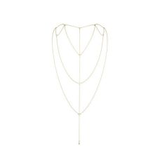 Украшение сексуальное для спины и декольте Bijoux Indiscrets Magnifique Back and Cleavage Chain - Gold Позолота