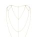 Украшение сексуальное для спины и декольте Bijoux Indiscrets Magnifique Back and Cleavage Chain - Gold Позолота