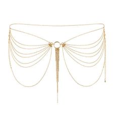 Украшение сексуальное для тазовой области Bijoux Indiscrets MAGNIFIQUE Waist Chain - Gold Позолота