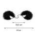 Наручники регулируемые из перьев черные Bijoux Indiscrets Za za zu feather handcuffs Наручники регулируемые из перьев черные Bijoux Indiscrets Za za zu feather handcuffs