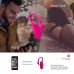 Смарт-виброяйцо для точки G и клитора Magic Motion Flamingo ПОЛНОЕ СМАРТФОН УПРАВЛЕНИЕ умное управление