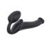 Безремневий страпон гнучкий зі стимуляцією точки G і клітора Strap-On-Me Black M Безремневий страпон гнучкий зі стимуляцією точки G і клітора Strap-On-Me Black M