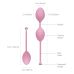 Роскошные вагинальные шарики силиконовые PILLOW TALK - Frisky Pink с кристаллом Сваровски упражнения Кегеля