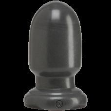 Велика анальна пробка вінілова гнучка для фістингу Doc Johnson American Bombshell L 12,4 см d 7,4 см