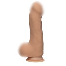 Фалоімітатор 15,2 см/5,1 см реалістичний на присоску Doc Johnson The D-Master D-7.5 Inch With Balls-ULTRASKYN