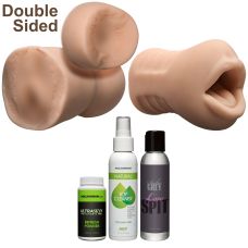 Набір мастурбаторів попка кицька і ротик Doc Johnson The Sasha Grey Experience Саша Грей Док Джонсон