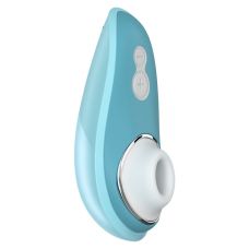 Вакуумний кліторальний стимулятор пластик-силікон Блакитний Womanizer Liberty