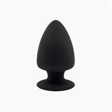 Анальна пробка силіконова чорна SilexD розмір S