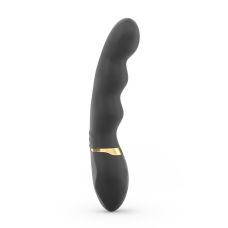 Вибратор вагинальный с выпуклостями черный Dorcel Too Much Rechargeable Black