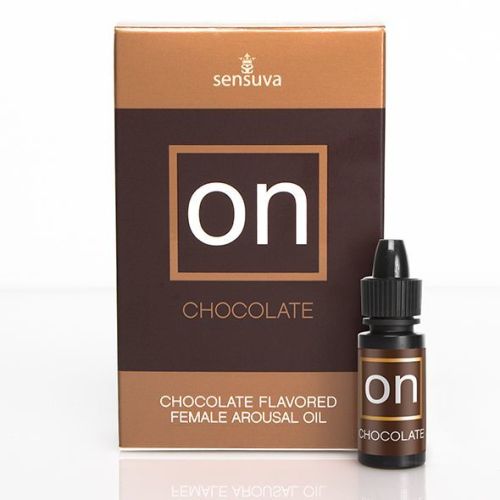 Возбуждающе масло с вибрацией вкусом шоколада Sensuva ON Arousal Oil for Her 5 мл