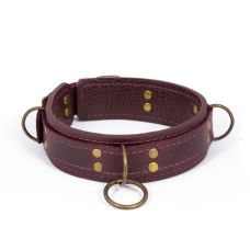 Нашийник для БДСМ LOVECRAFT розмір M фіолетовий