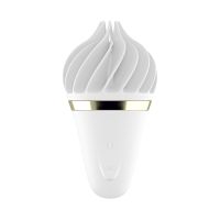 Вібратор для клітора у вигляді морозива Satisfyer Lay-On Sweet Temptation білий