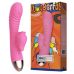Вібратор-кролик з підігрівом і пустотливим язичком для клітора рожевий Leten Wonderful 