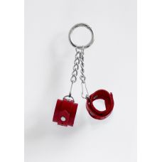 Брелок Наручники для БДСМ Красный