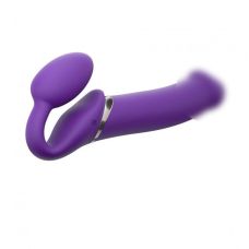 Страпон без ремінців з вібрацією Strap-On-Me Vibrating Violet XL