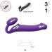 Страпон без ремінців з вібрацією Strap-On-Me Vibrating Violet XL Страпон без ремінців з вібрацією Strap-On-Me Vibrating Violet XL