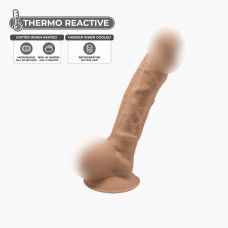 Фаллоимитатор 17,7/3,8 см реалистичный на присоске телесный SilexD Johnny Caramel MODEL 1 size 7in диаметр 3,8см