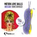 Вагинальные шарики с массажем и вибрацией с пультом ДУ фиолетовые FeelzToys Motion Love Balls Jivy