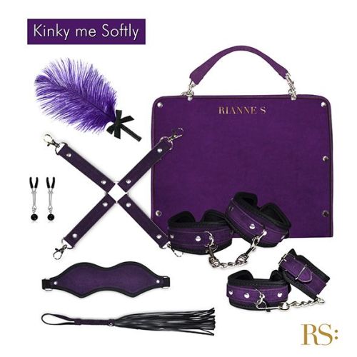 Подарочный набор для BDSM RIANNE S Kinky Me Softly Purple: 8 предметов для удовольствия
