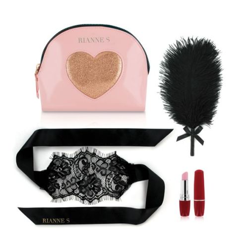 Подарочный набор для BDSM RIANNE S Kinky Me Softly Black: 8 предметов для удовольствия