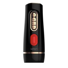 Мастурбатор для пеніса з вібрацією, голосом і з автоматично змінною тугістю каналу Leten Masturbator v3