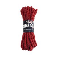 Бавовняна мотузка для Шибарі Feral Feelings Shibari Rope 8 м червона Бавовняна мотузка для Шибарі Feral Feelings Shibari Rope 8 м червона