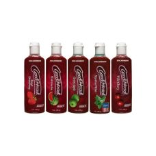 Набір лубрикант-гель для орального сексу Doc Johnson GoodHead набір 5х29мл смаки полуниця вишня кавун м'ята яблуко