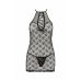 Напівпрозора сорочка чорна AZALIA CHEMISE S / M Passion Напівпрозора сорочка чорна AZALIA CHEMISE S / M Passion