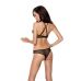Еротичний комплект трусики і бюстгальтер чорний AZALIA SET L / XL Passion Еротичний комплект трусики і бюстгальтер чорний AZALIA SET L / XL Passion