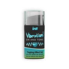 Возбуждающий гель (Жидкий вибратор) со вкусом Джин-Тоник Intt Vibration 15 мл