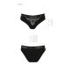 Трусики с широкой резинкой и кружевом чёрные Passion PS001 PANTIES size L Трусики с широкой резинкой и кружевом чёрные Passion PS001 PANTIES size L