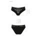 Трусики с широкой резинкой и кружевом чёрные Passion PS001 PANTIES size S Трусики с широкой резинкой и кружевом чёрные Passion PS001 PANTIES size S