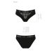 Трусики з широкою резинкою і мереживом чорні passion PS001 PANTIES size XL Трусики з широкою резинкою і мереживом чорні passion PS001 PANTIES size XL
