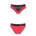Трусики с широкой резинкой и кружевом чёрно-красные Passion PS001 PANTIES size L Трусики с широкой резинкой и кружевом чёрно-красные Passion PS001 PANTIES size L
