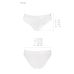 Трусики с широкой резинкой и кружевом белые Passion PS001 PANTIES size S Трусики с широкой резинкой и кружевом белые Passion PS001 PANTIES size S