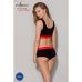 Спортивний топ на широких бретелях чорний passion PS003 TOP size L