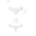 Трусики-бразилиана из хлопка белые Passion PS005 PANTIES size L Трусики-бразилиана из хлопка белые Passion PS005 PANTIES size L