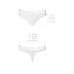 Трусики-бразилиана из хлопка белые Passion PS005 PANTIES size S Трусики-бразилиана из хлопка белые Passion PS005 PANTIES size S