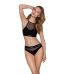 Трусики с прозрачной вставкой чёрные Passion PS006 PANTIES size M Трусики с прозрачной вставкой чёрные Passion PS006 PANTIES size M