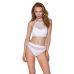 Трусики с прозрачной вставкой белые Passion PS006 PANTIES size M Трусики с прозрачной вставкой белые Passion PS006 PANTIES size M