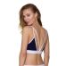 Спортивний топ з подвійними бретелями синій passion PS007 TOP size M Спортивний топ з подвійними бретелями синій passion PS007 TOP size M