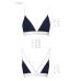 Спортивный топ с двойными бретелями синий Passion PS007 TOP size S Спортивный топ с двойными бретелями синий Passion PS007 TOP size S