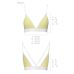 Спортивный топ с двойными бретелями жёлтый Passion PS007 TOP size L Спортивный топ с двойными бретелями жёлтый Passion PS007 TOP size L