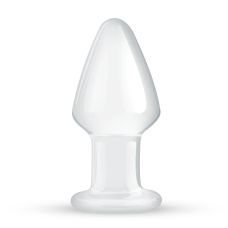 Скляна анальна пробка з можливістю нагрівання Gildo Glass buttplug No. 25