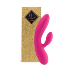 Кролик вібратор з відростком для клітора з двома моторами рожевий FeelzToys Lea Rabbit Vibrator