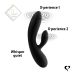 Кролик вібратор з відростком для клітора з двома моторами чорний FeelzToys Lea Rabbit Vibrator Кролик вібратор з відростком для клітора з двома моторами чорний FeelzToys Lea Rabbit Vibrator