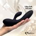 Кролик вібратор з відростком для клітора з двома моторами чорний FeelzToys Lea Rabbit Vibrator Кролик вібратор з відростком для клітора з двома моторами чорний FeelzToys Lea Rabbit Vibrator