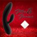 Кролик вібратор з відростком для клітора з двома моторами чорний FeelzToys Lea Rabbit Vibrator Кролик вібратор з відростком для клітора з двома моторами чорний FeelzToys Lea Rabbit Vibrator